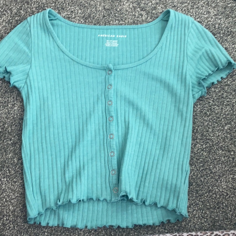 AMERICAN EAGLE GREANN CROP TOP XS